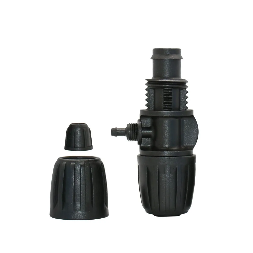 PE Pipe Fittings 16mm 20mm x 4mm Hose Reducing Connector 1/2/4-way 4/7mm Garden Hose Splitter Coupling Lock nut