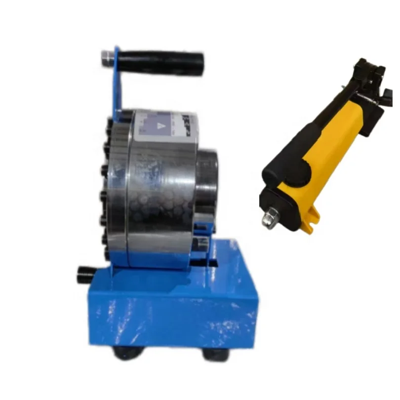 Portable Hydraulic Hose Crimper With Interchangeable 8 Dies For Industrial Rubber Hose Assembly