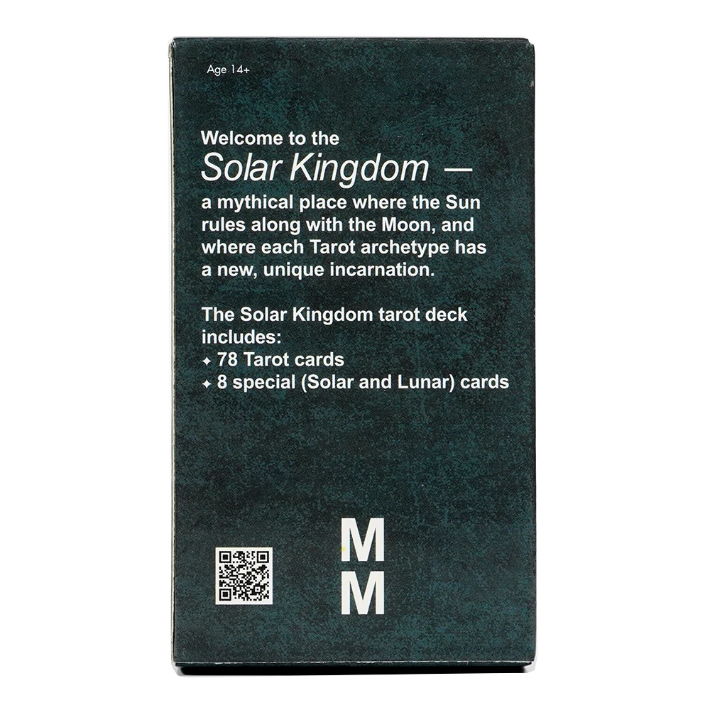 86pcs Cards The Solar Kingdom Tarot Magical Journey Cosmic Insight Divination For Beginners Learning t Deck with Meanings