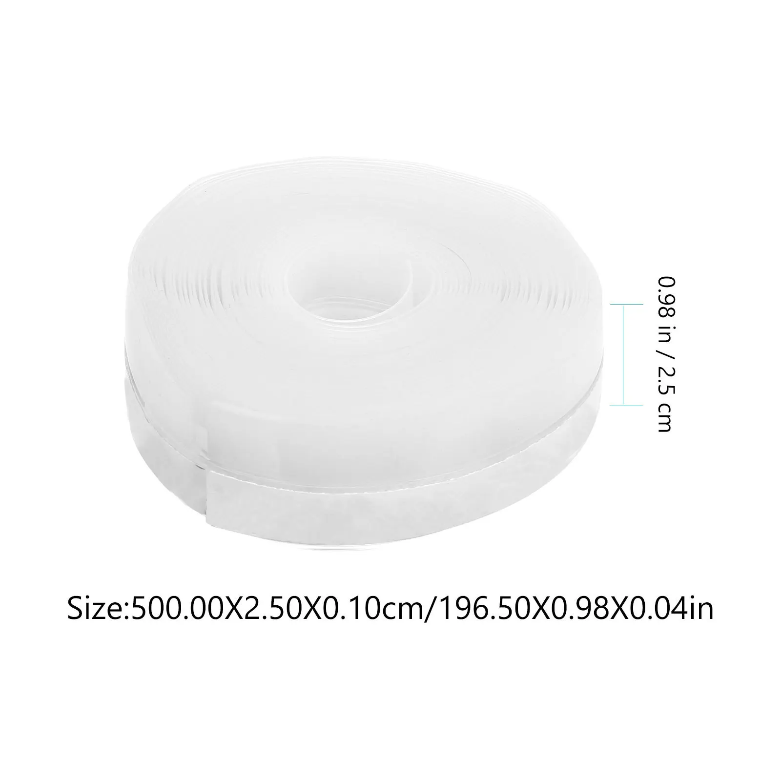 

1 Roll Self Adhesive Door Seal Strip Window Sealing Tape For Gaps Cracks Bathroom Caulk Strip Weatherproof Sealing Strips