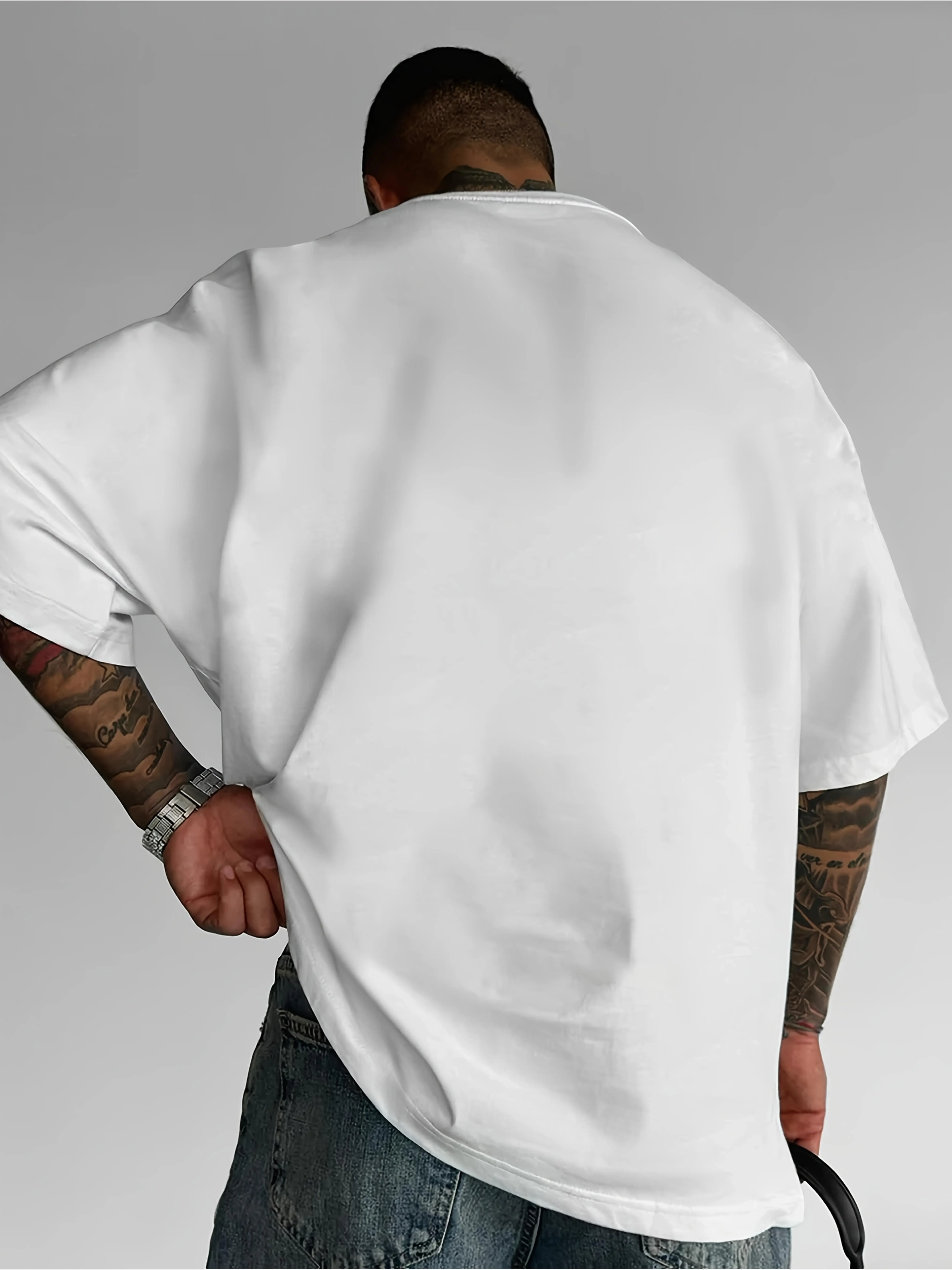 Japanese Streetwear Style Graphic T Shirt Red Kanji Print Minimal Oversized Casual 100% Cotton Summer Top - view 5