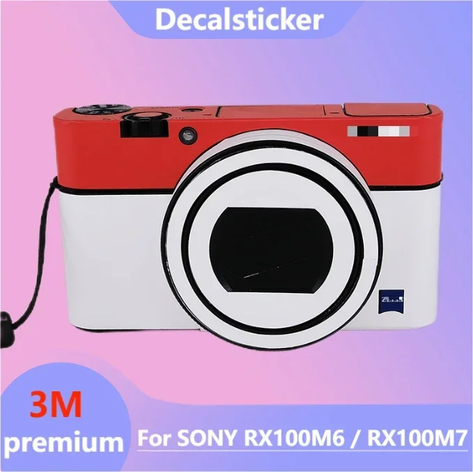 For SONY RX100M7 / RX100M6 Decal Skin Vinyl Wrap Film Camera Body Protective Sticker Anti-Scratch Protector Coat