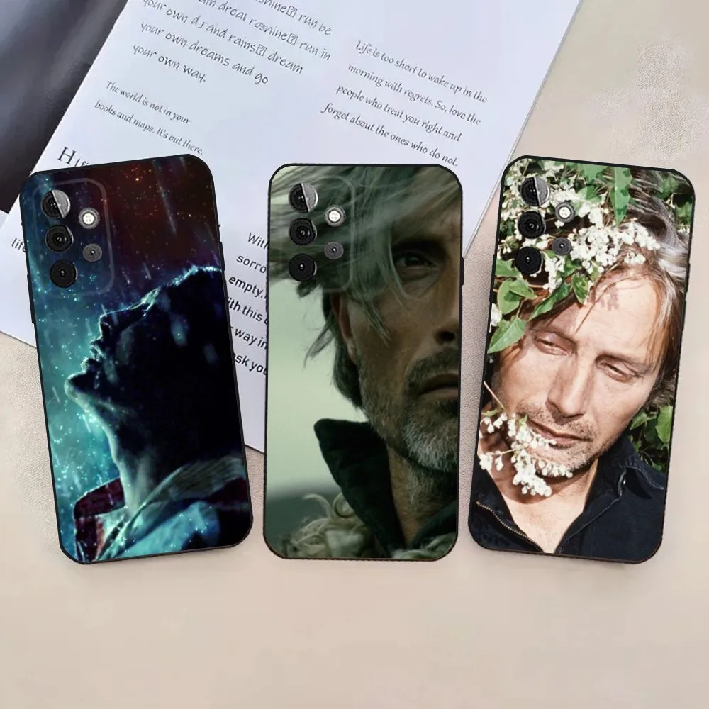 M-Mads Mikkelsen-S  Phone Case For Samsung Galaxy A13,21s,22,31,32,52,53,71,80,91 Soft Black Cover