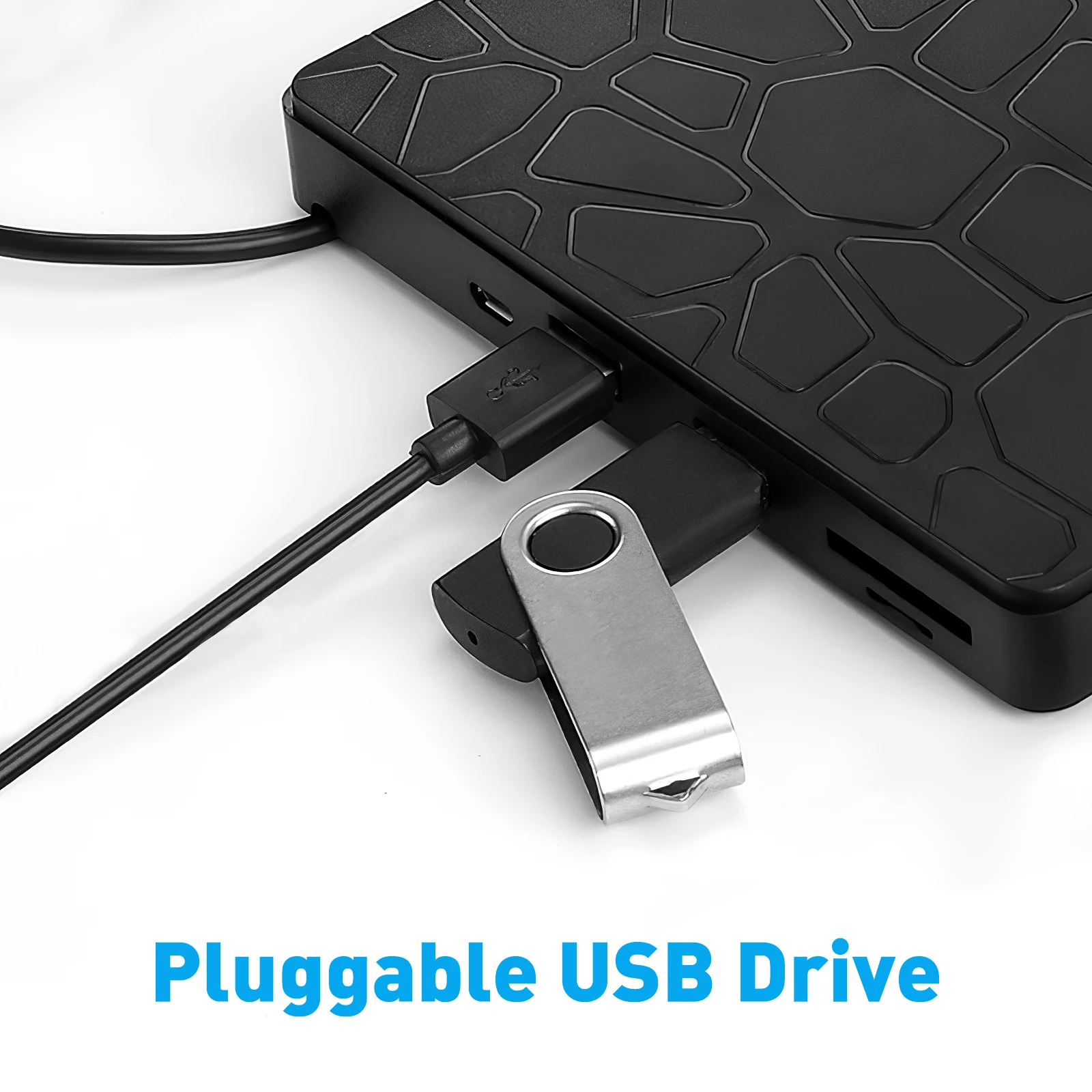 

Stylish External Dvd Cd Burner Drive High Stone-Like Texture Design Portable for Laptop Desktop Auto USB Type-C