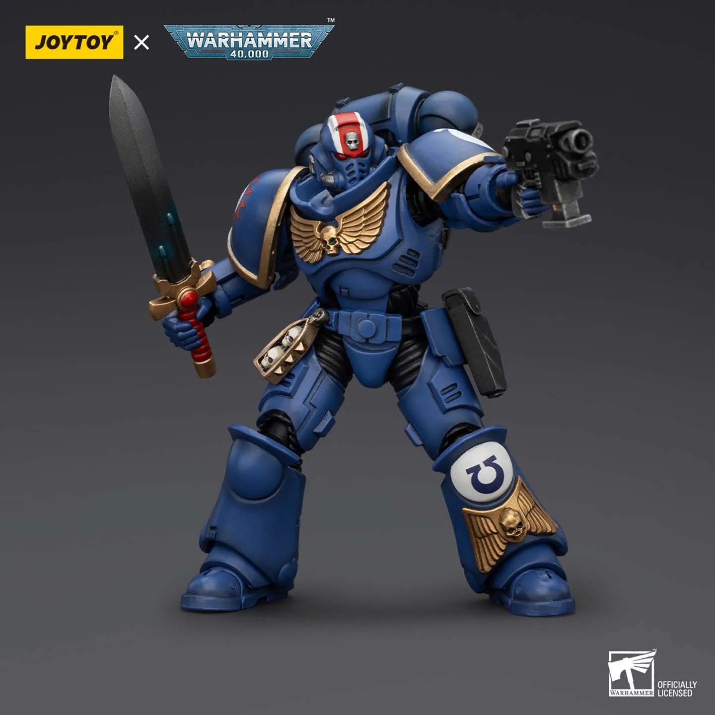 لعبة JOYTOY Dark Source Warhammer 40k Extreme Warrior Battle Group Hero JT2481 الأصلية المصبوبة نائب ضابط Erastas Toy Model 1:18
