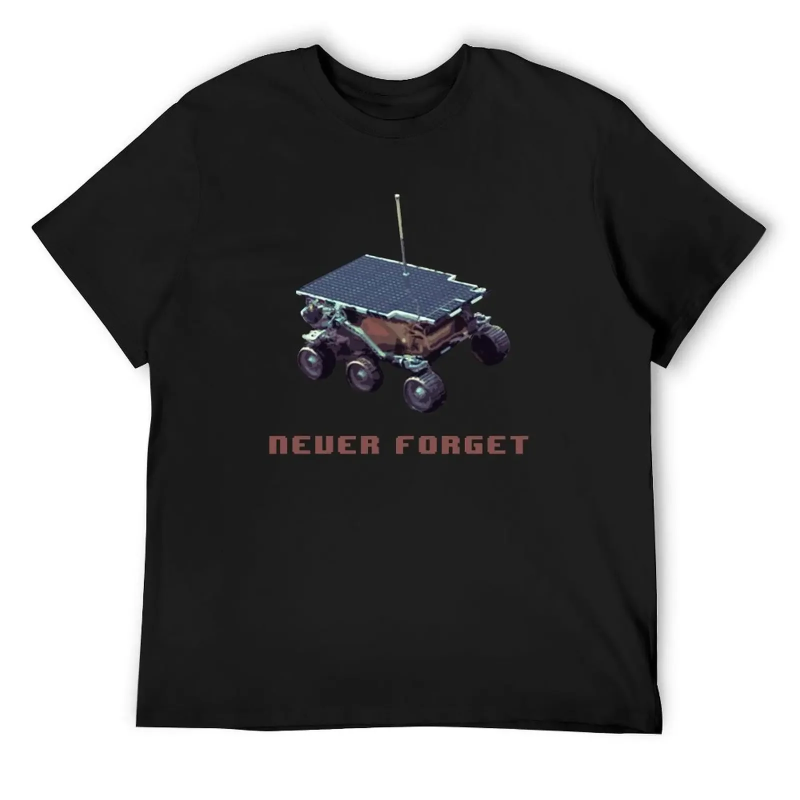 Mars Sojourner Rover: Never Forget T-Shirt blacks cute clothes mens workout shirts