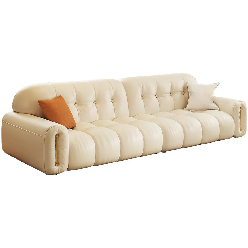 

leather sofa living room, modern simplicity