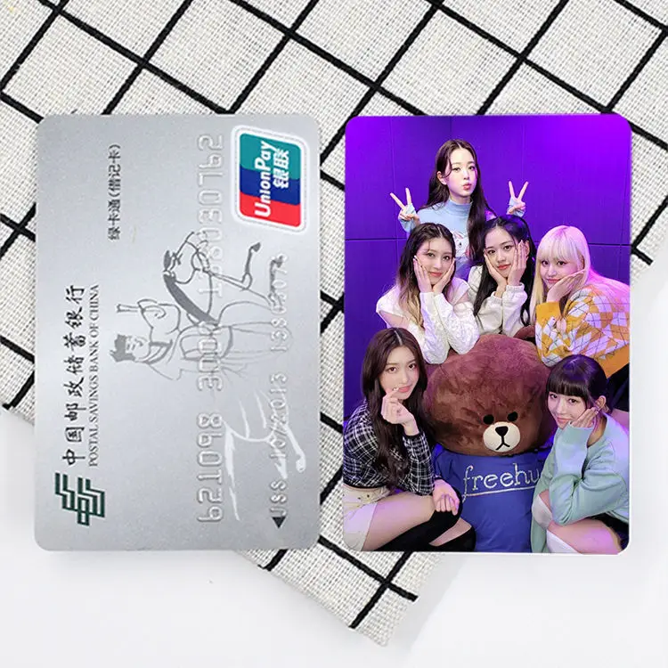 Series1 IVE Yujin gaeul wonyoung Liz Rei leeseo Group PLUS มินิกระเป๋าเงินใส่บัตรการ์ด Lomo พร้อมอัลบั้มรูป