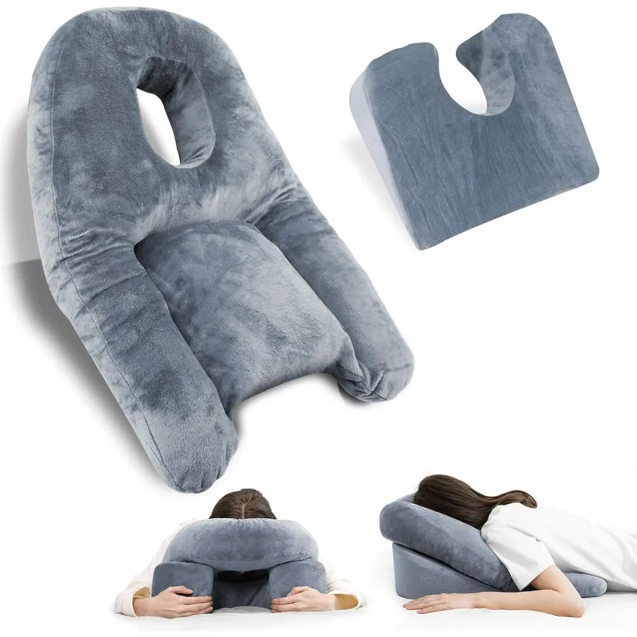 

Face Down Pillow After BBL or Eye Surgery - Home Massage Pillow Stomach Sleeping Face Down for Bed with CertiPUR-US Certified M