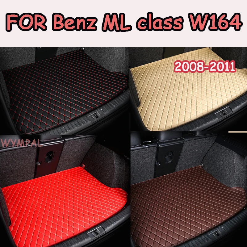 

Коврик в багажник автомобиля для Mercedes-Benz ML class W164 2008 2009 2010 2011, поднос багажника, водонепроницаемые накладки, автомобильные аксессуары, коврики в багажник