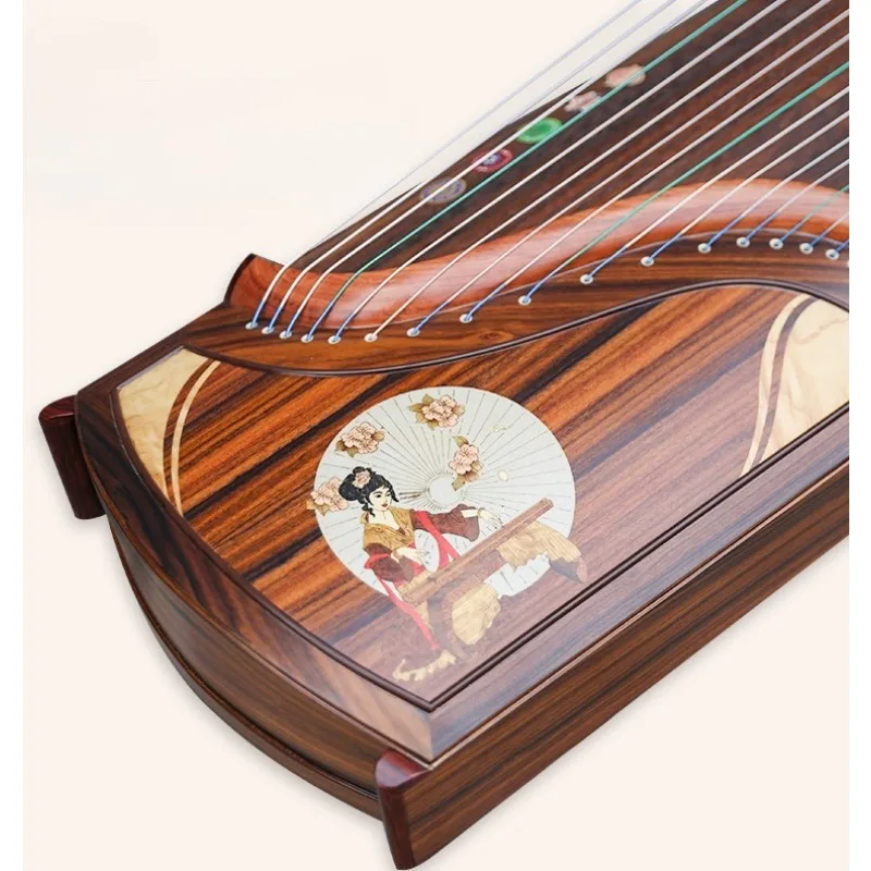 

plays the solid wood, and plays the professional guzheng red
