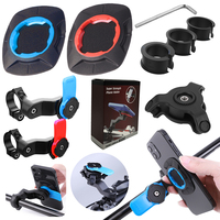 Motorcycle Bike Phone Holder Quad Lock Shock Absorber Phone Bracket Vibration Damper Self Lock Anti-shake for 143A 146A 148A Bra