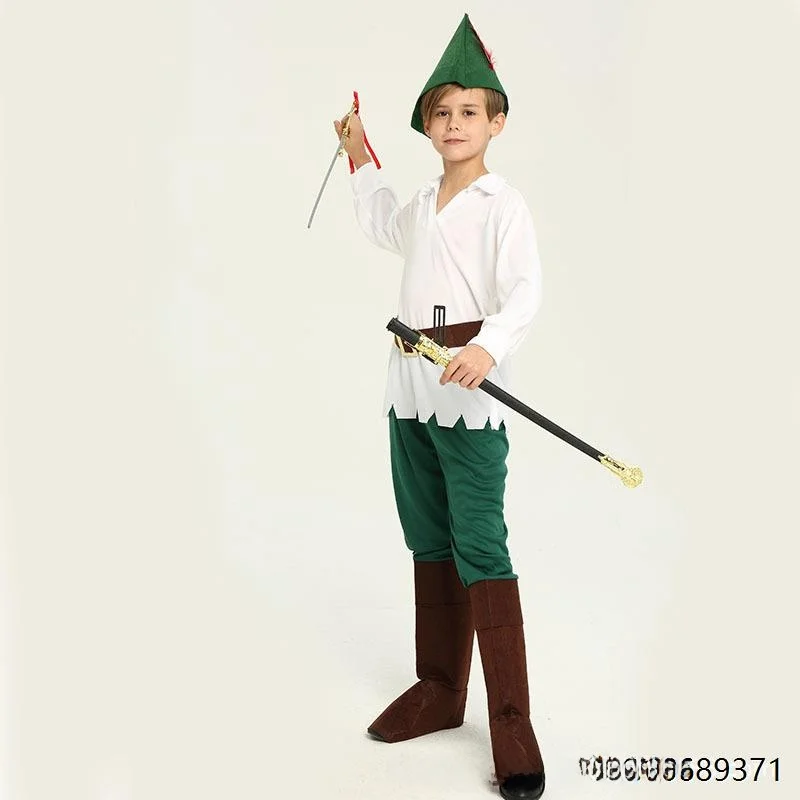 زي تنكري للأطفال على شكل تنكربيل الأخضر في عيد الهالوين، زي روبن هود للرجال والنساء البالغين، زي للأسرة في المؤتمرات والعروض