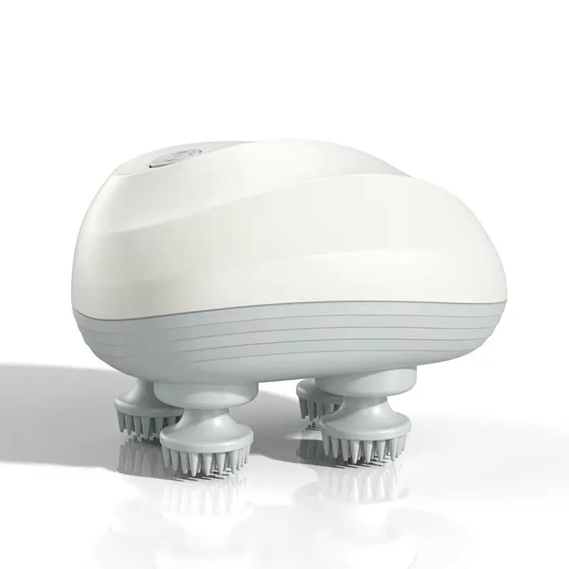 Mini Electric Head Massager Head Spa Kneading Vibration Massager Relieve Fatigue Deep Tissue Wireless Scalp Massager