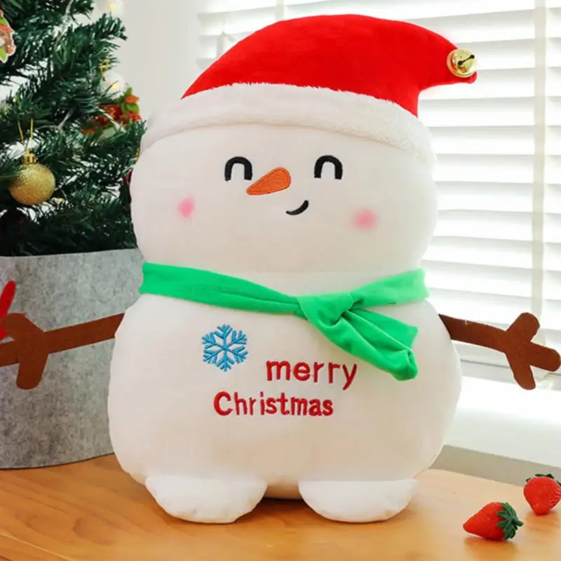 Niedlicher Weihnachtsmann-Plüschtier, Weihnachtsbaum, Schneemann, Hirsch, Stofftiere für Mädchen, Urlaub, Ornamente, Geschenke