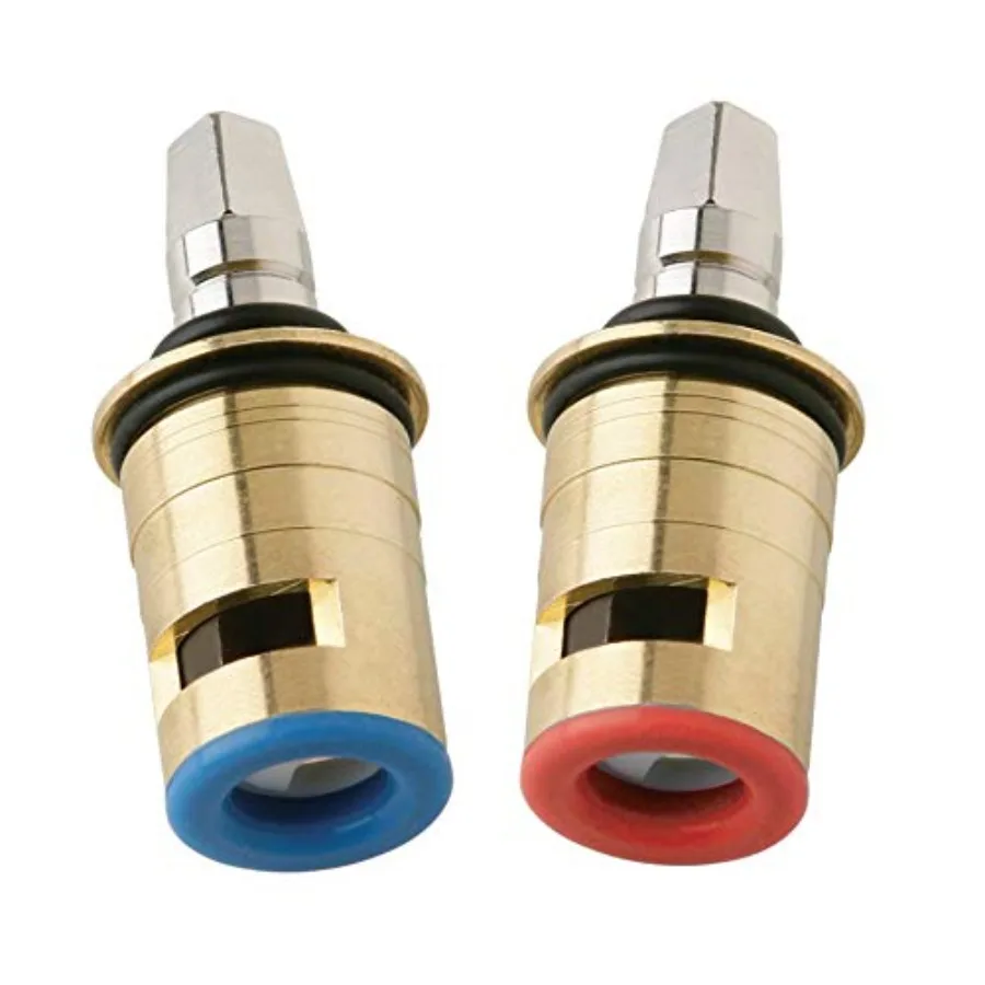 

Chicago 1-099XKJKABNF and 1-100XKJKABNF Ceramic 1/4-Turn Cold and Hot Cartridge Kit