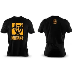 Summer Gym Men's T Shirt MUTANT Print Cotton Fitness Women T-Shirts High Quality Bodybuilding Tees Man Clothing Free Shipping