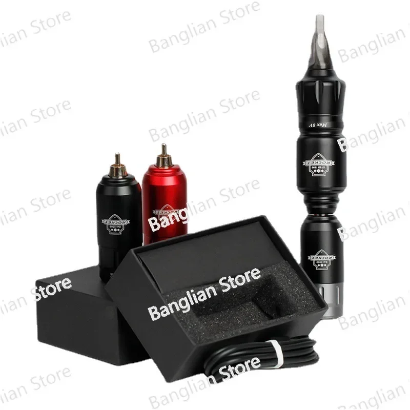 Authentic Rocket Mini Tattoo Pen Short Pen Wireless Battery RCA Interface Power Set