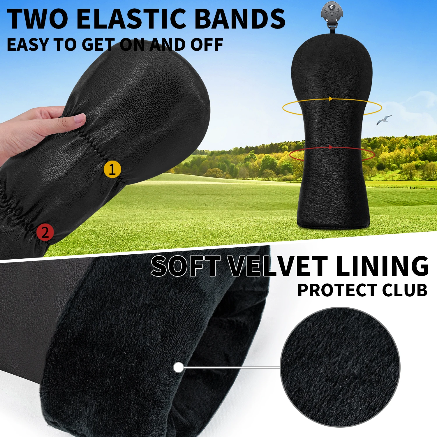 Pelindung Kepala Stik Golf Ber - Headcover Driver ulasan dan harga