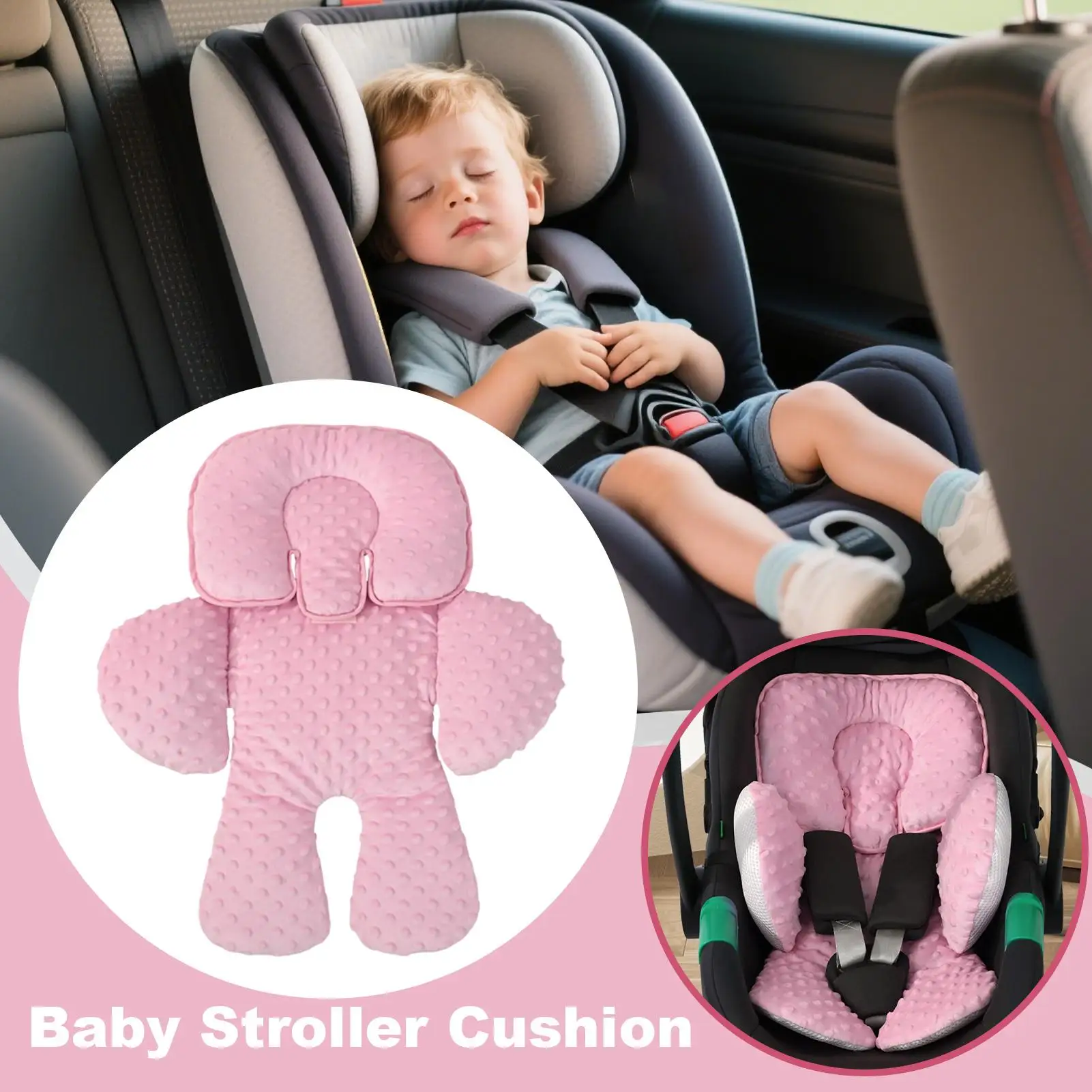 

Детское автокресло, поддержка автокресла, удобная подушка для маленьких детей, защита для сна, набивка для путешествий, дорожных поездок, столовых покупок