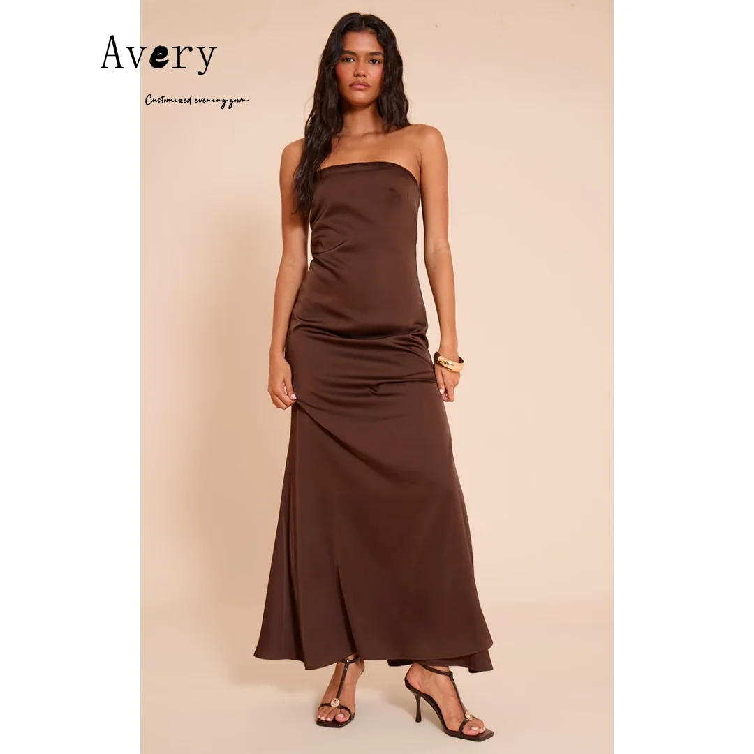 

Avery Custom Tube Top Fishtail Strapless Backless Luxury Women's Evening Dresses Elegant Party Dress 2025 Ball Gown Dresses Prom