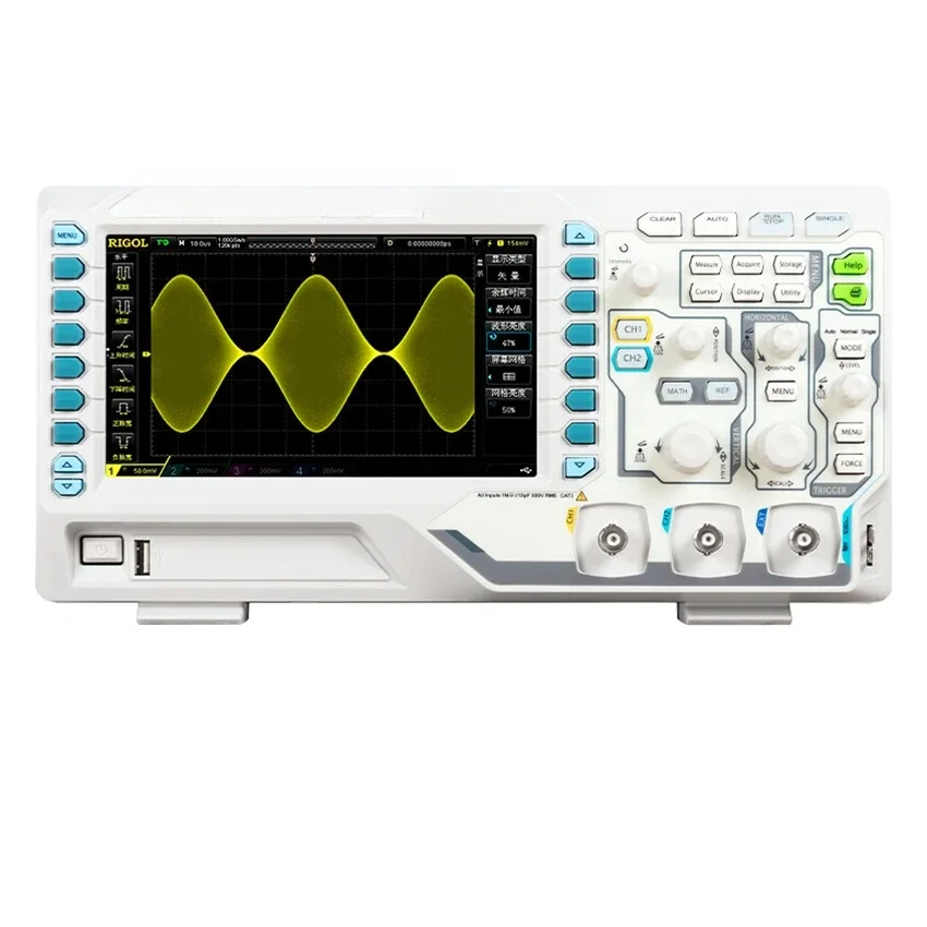 DS1102Z-E 100MHz Digital Oscilloscope 2 analog channels 7 Inch LCD Digital Oscilloscope Input Signal Generator 1GSa/s Sampling