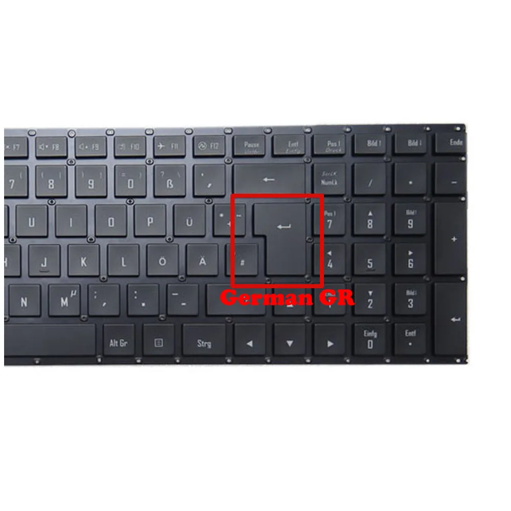 No Backlit Keyboard For Gigabyte For AORUS 5 Series (12th Gen) For AORUS 7 9SF 9KF (2023) English US New For AORUS 7 9KF-E3US513