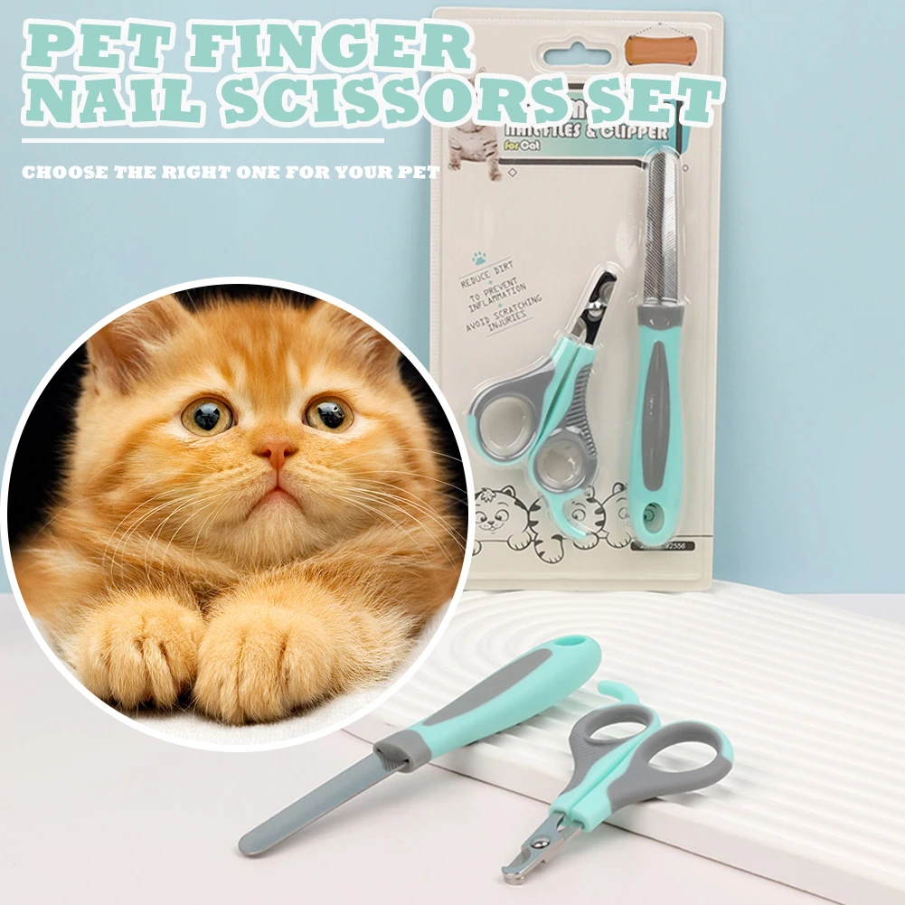 Manual Cat Nail Trimmer Crescent-shaped Cat Dog Nail Cutter For Rabbits