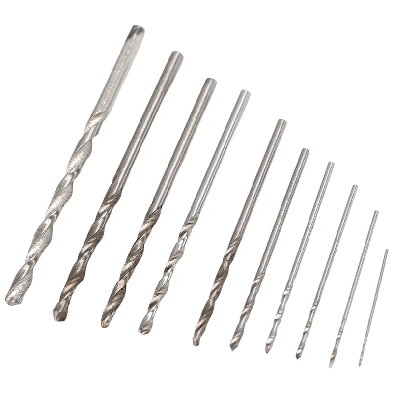 

ABVT-4X Mini Electric Hand Drill Bit Set DC 12V Motor 0.5-3Mm HSS Twist Drill Bit With 20Pcs Chuck Collets