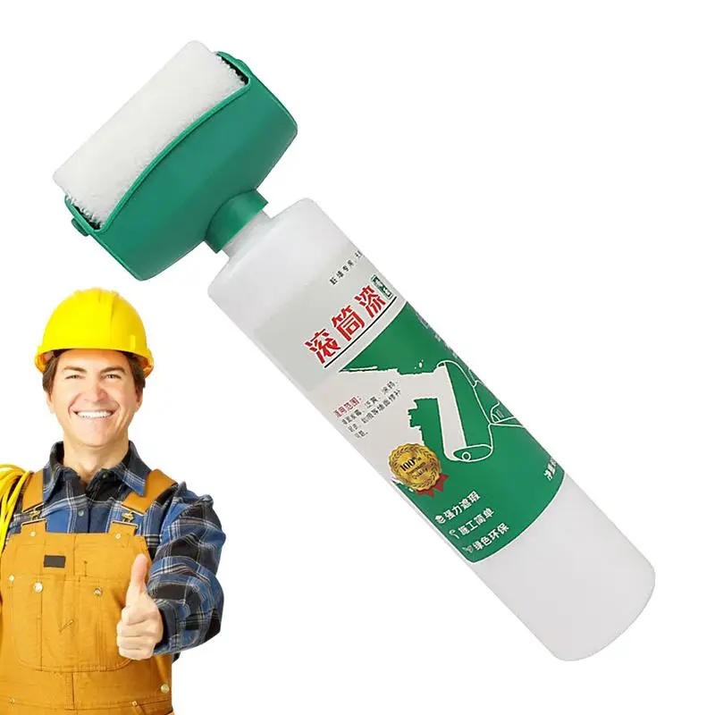 Small Roller Wall Patching Brush Water-Based Wall Refinish Paint Roll With Strong Coverage Multi purpose Wall Spackle For Home