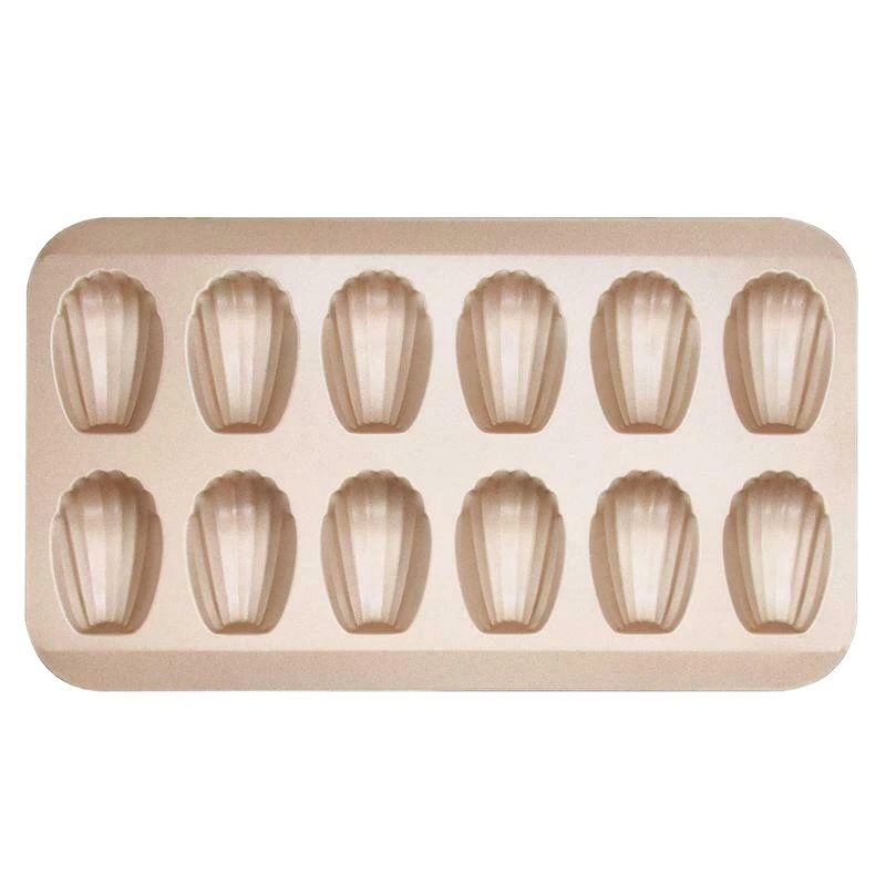 

AD29-12Cup Shell Shaped Nonstick Madeleine Pan Carbon Steel Mold Baking Mould