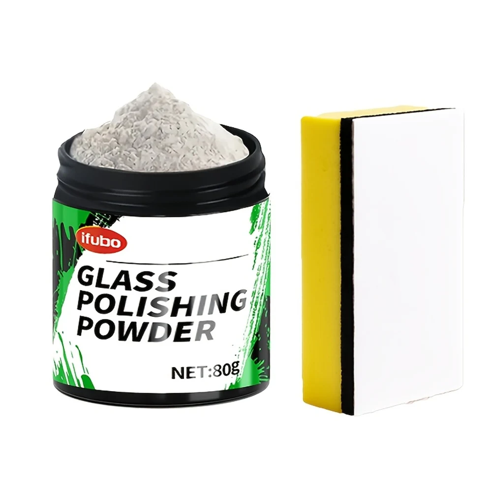 Bon poudre de polissage pour vitres de voiture – Polissage détaillé pour restaurer la clarté et la brillance du verre, réduit les dangers de conduite |   Convient
