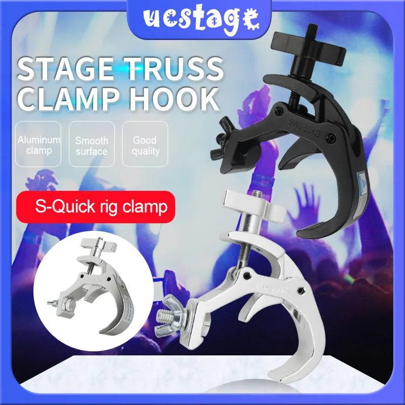 

S-Quick Rig Clamp Truss Clamp Kits Disco Lighting Clamp 50kg Load-bearing For 40-52mm Truss Stage Accessories