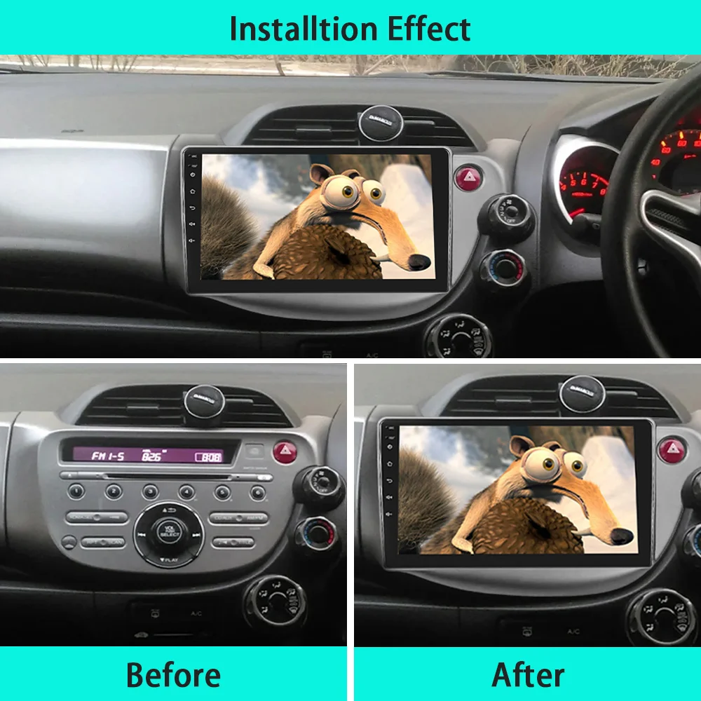 LeeKooLuu 2 Din Android 11 Car Stereo Radio GPS Multimedia Video Player 4G WiFi DSP Carplay For HONDA FIT JAZZ 2007 2008 -2013