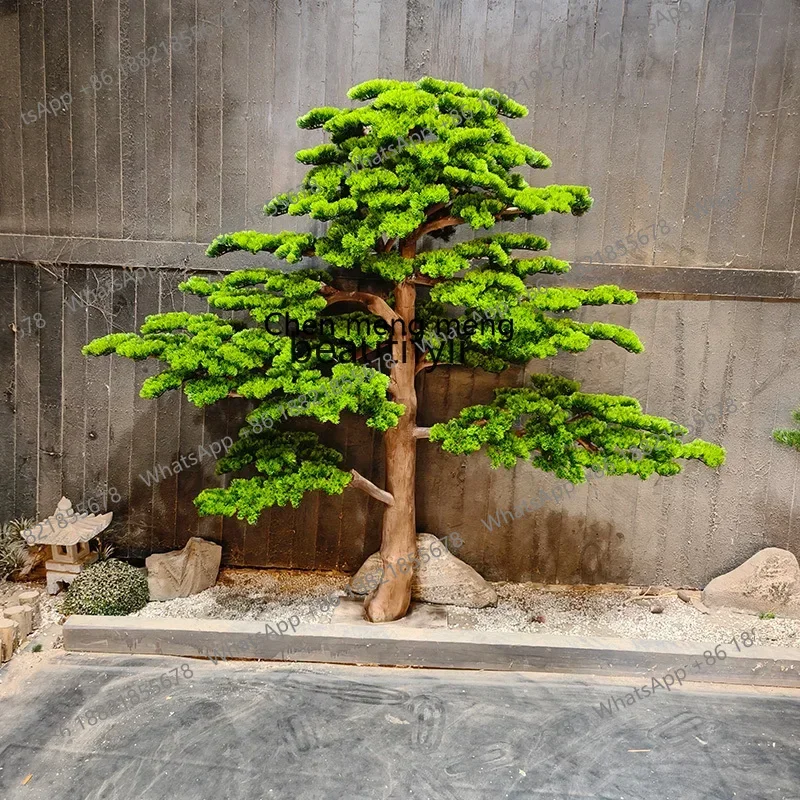 Simulated welcome pine Luo Hansong landscaping tree hotel shopping mall soft decoration fake tree ornament