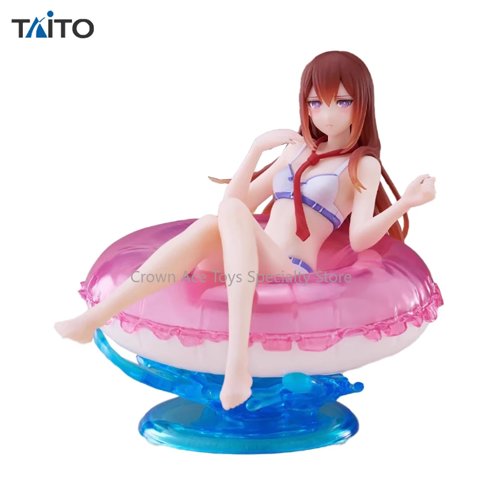 

TAiTO Aqua Float Girls Steins Gate Kurisu Makise 10cm Nice Look Anime Action Manga Figures Collectible Model Ornament Trendy Toy