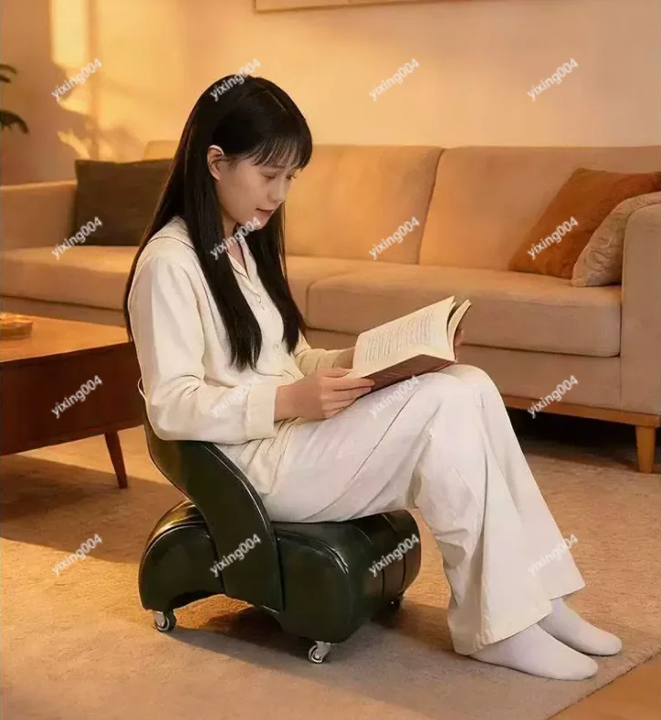 Mobile Roller Stool Silent Universal Wheels Multifunctional Shoe Changing Seat Home