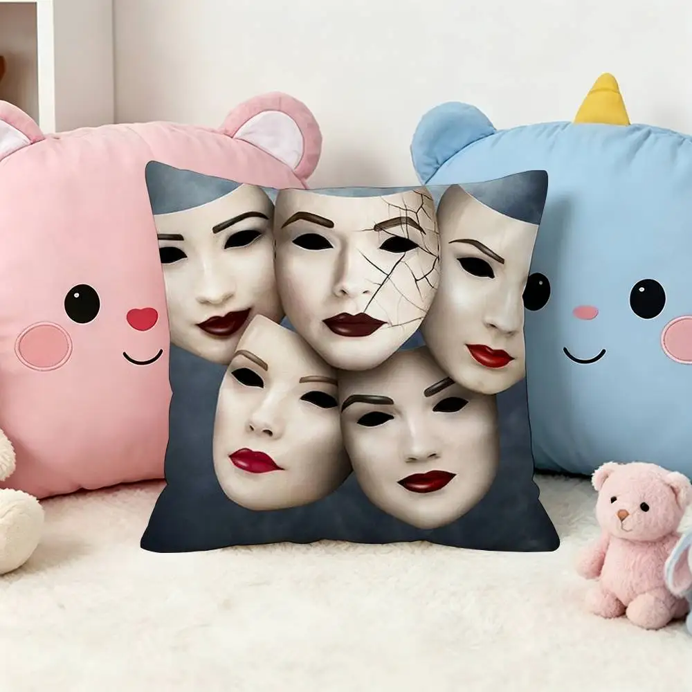 P-Pretty Little L-Liars TV Square Double-Sided Printed Pillow Case Sofa Cushion Cover Bedroom Bedside Decor 3