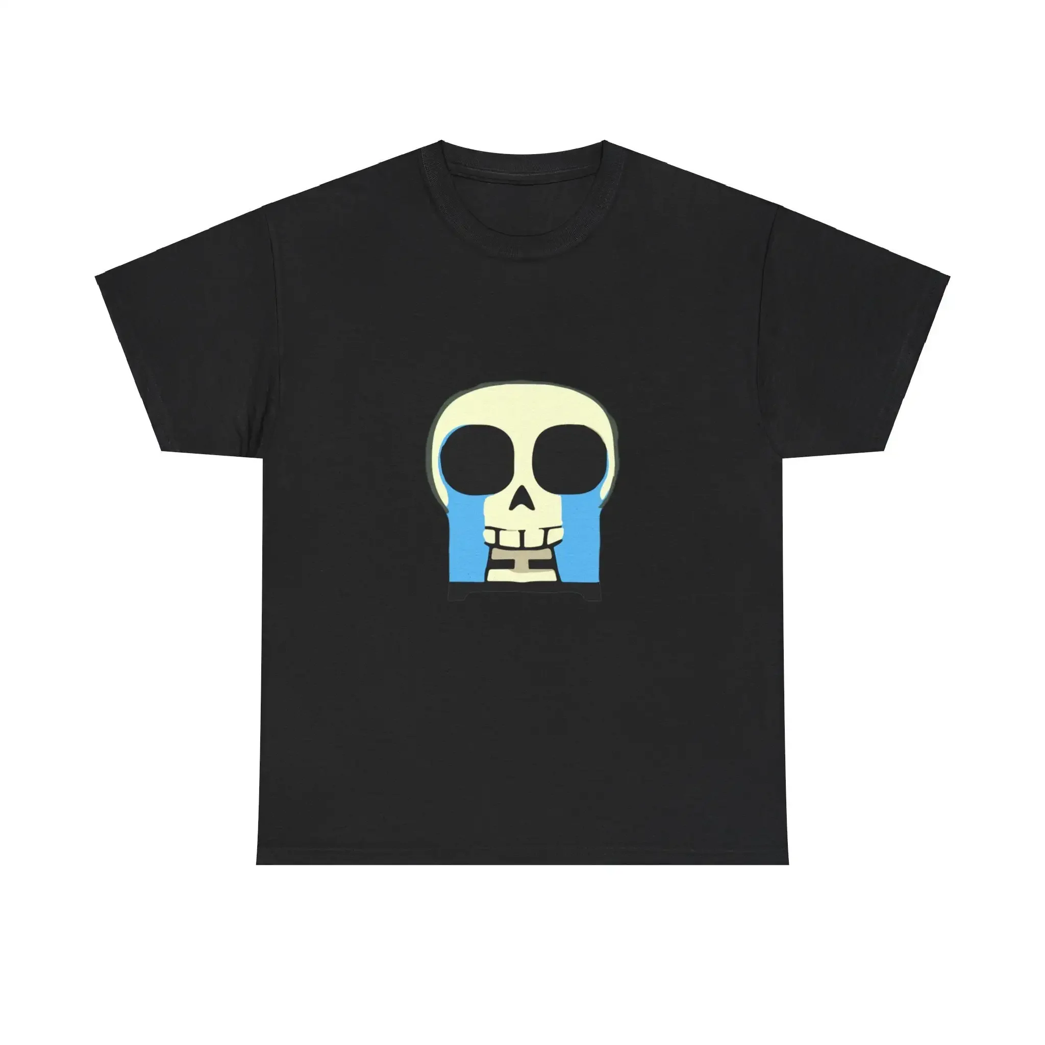 Skeleton Crying T Shirt