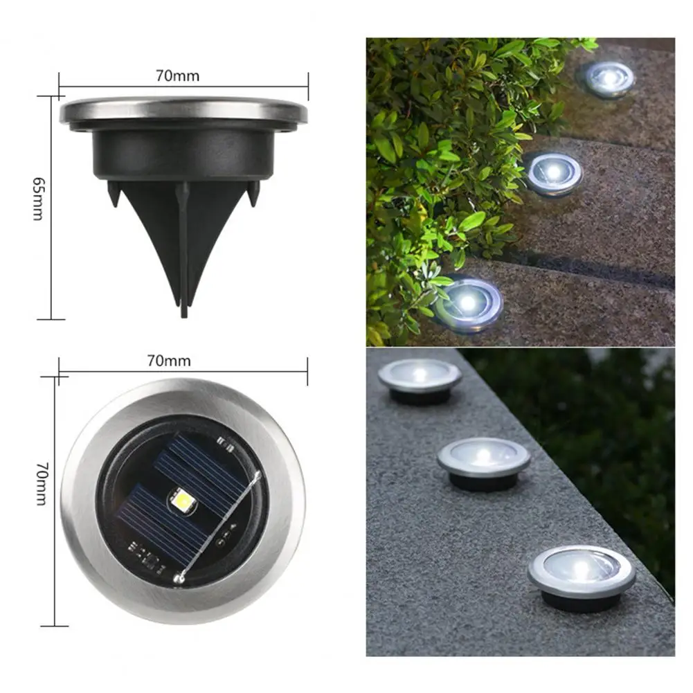 

Solar Lamps Solar Pathway Lights Solar Lawn Lights Waterproof Easy Installation Landscape for Garden Yard 4pcs solar Power