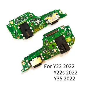 Bilashmart Vivo Y22 Y22s Y35 2022 USB Charging Board Dock Port Flex Cable Repair Parts