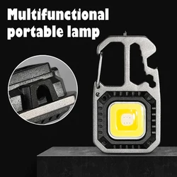 7 Modes Mini Portable Flashlight Keychain Light 1000 Lumens Bright and Rechargeable Small LED Keychain Flashlight With Pocket