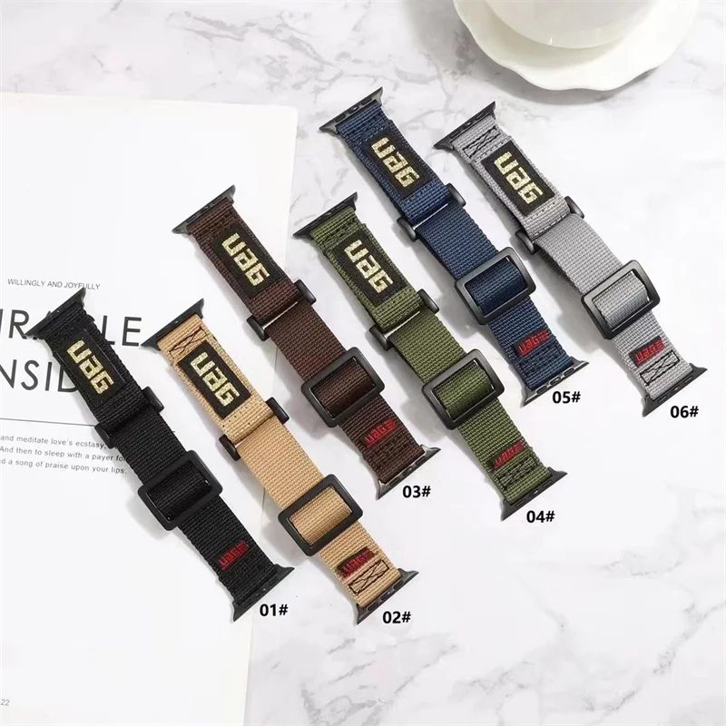 Nylon loop Strap for Apple watch series 7 8 Ultra band 49/41/45mm 42/38mm correa wrist magic bracelet iWatch 5 3 4 6 se 44/40mm