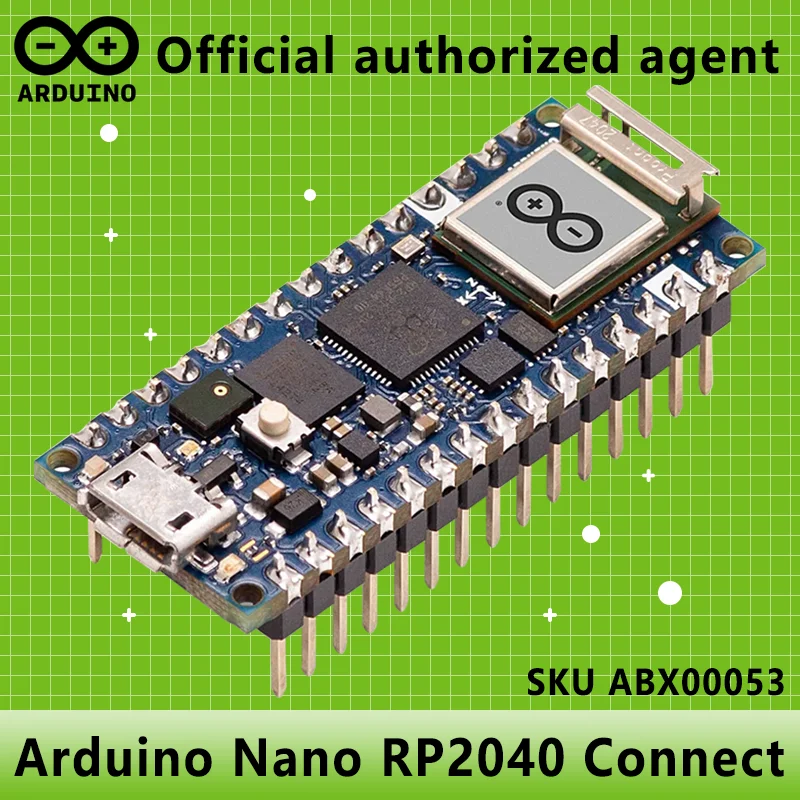 arduino-nano-rp2040-connect-with-headers-abx00053-authentic-italian-product-raspberry-pi-rp2040-development-board
