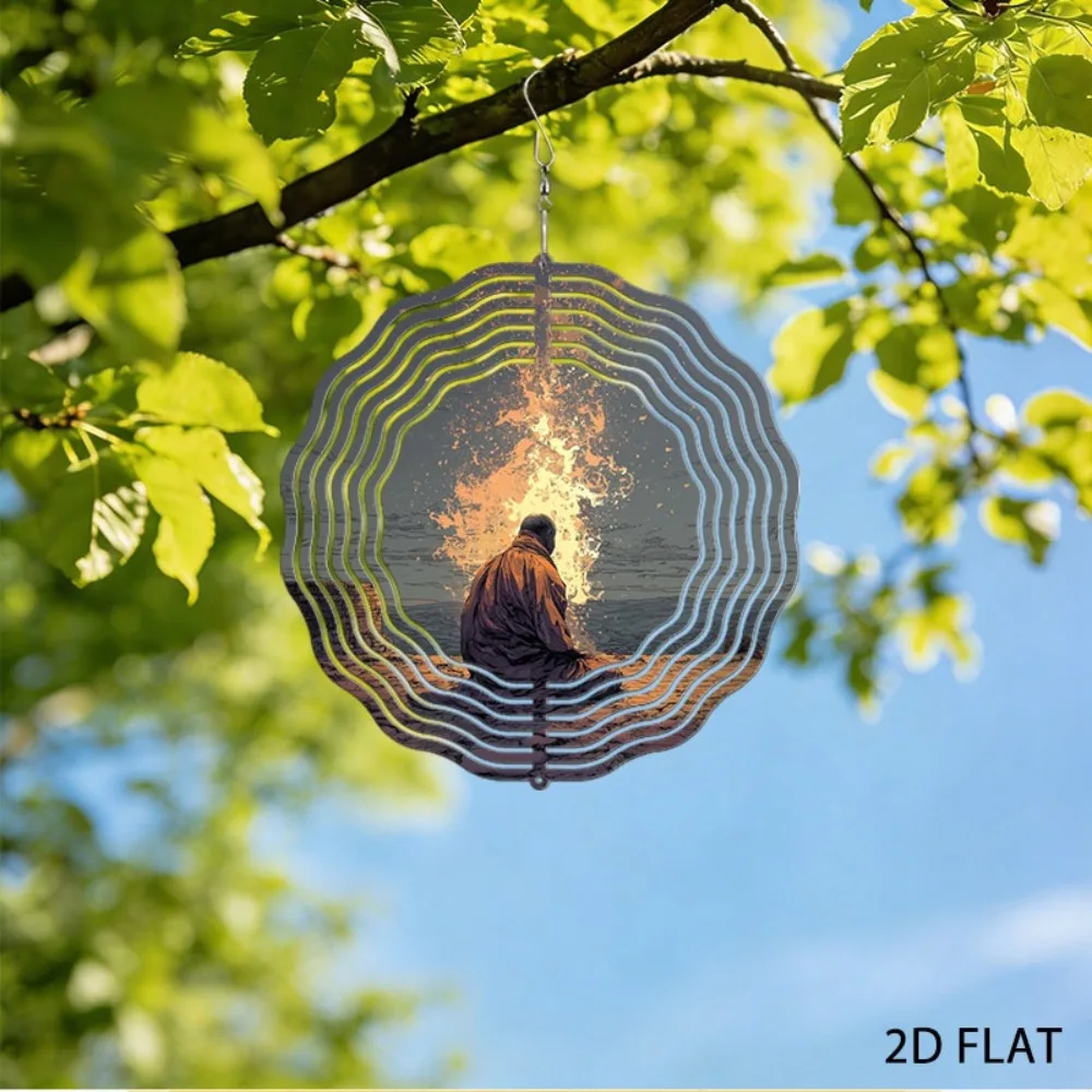 

Iron Wind Chime Outdoor Garden Decor Art Decor 9.8in Lawn Yard Decorative