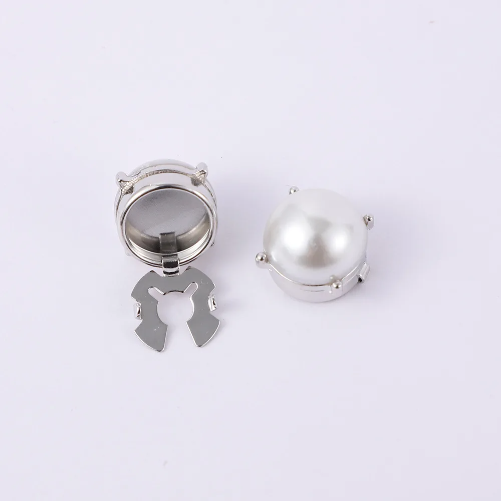 New Fashion Pearl Cufflinks Men\'s Shirt Buttons Cuff Links Luxulry Wedding Business Jewelry Accessories High-Quality