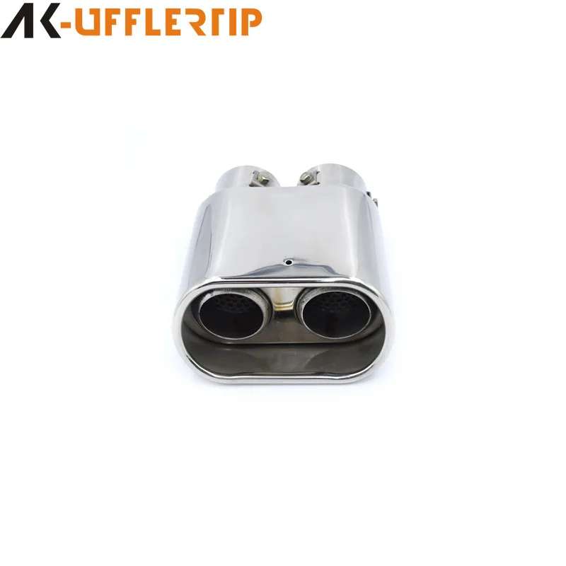 

Suitable for BMW 328 tail throat 520525523 exhaust pipe tail throat double square stainless steel exhaust pipe modification