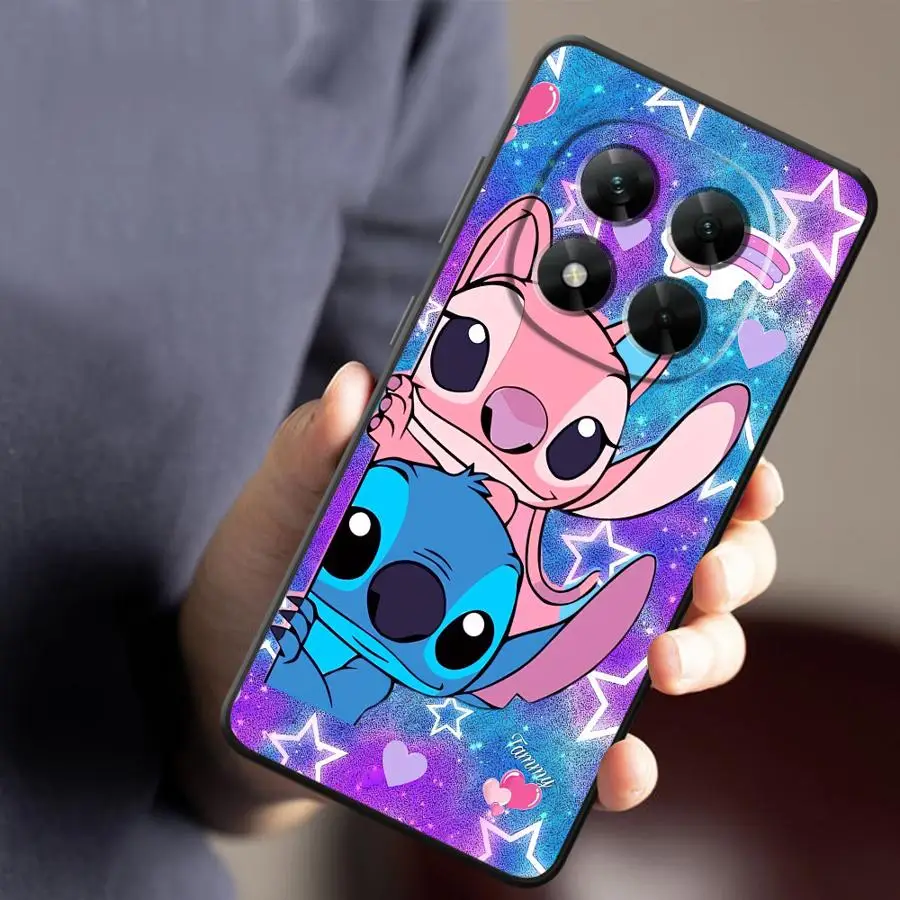 حافظة لهاتف Xiaomi Redmi Note 10 9 8 Pro 12S 11S 11 13 12 Pro Plus 9s 10S غطاء هاتف خلفي ناعم من Disney Stitch Friends