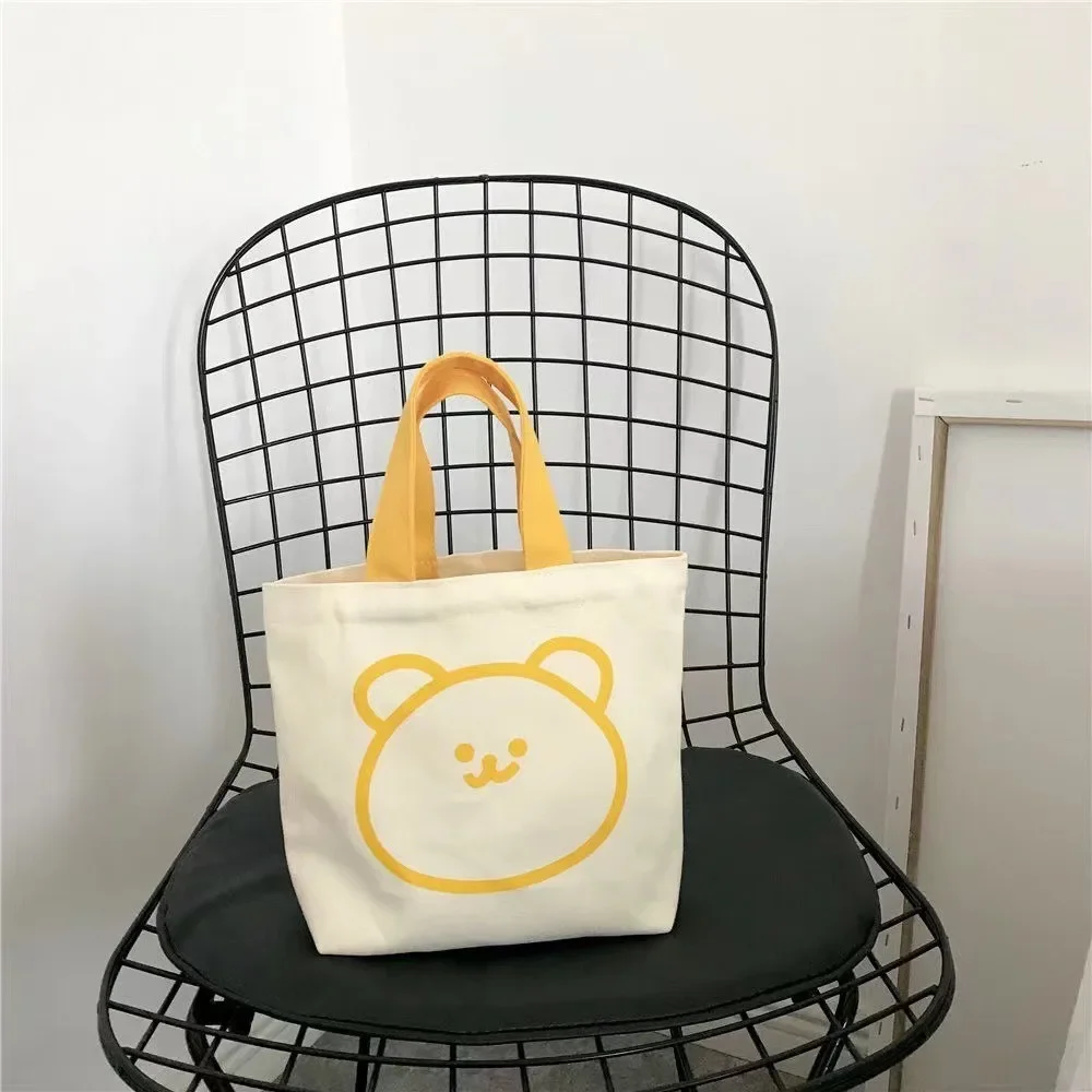 Mini Canvas Bag for Female Students Korean Edition Cute and Exquisite Handbag Large Capacity Convenient Diaper Bags