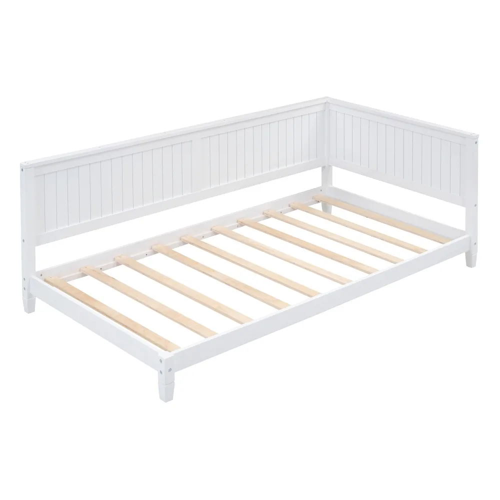 

Modern Style Twin Size White Wood Daybed Sofa Bed for Bedroom Applicationpromote sales